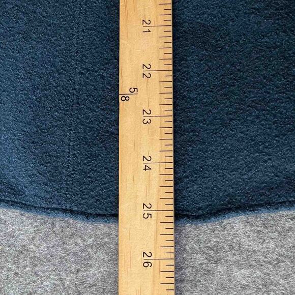 Norm Thompson Blue Wool Button Front Jacket with Belt – Size L - Picture 6 of 6